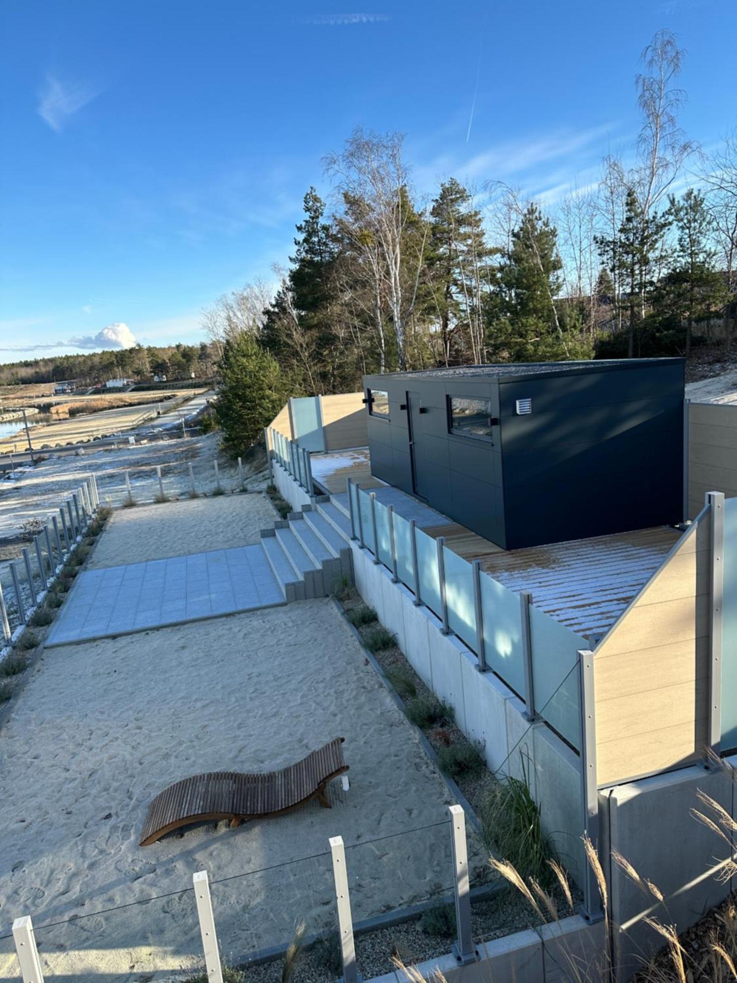 Schwimmendes Ferienhaus Sky Elsterheide Экстерьер фото
